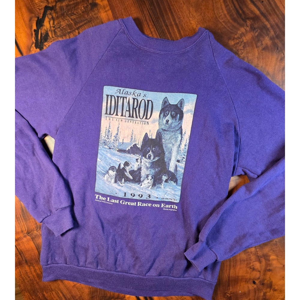 Vintage 1993 Iditarod 90's Deadstock Unisex Coastal Grandma Cottagecore